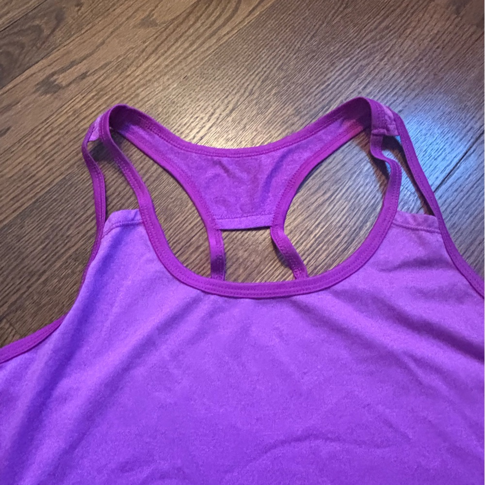 Purple Racerback Tank Top - Picture 2 of 4